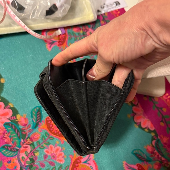 Prada Black Compact Zipper Wallet - Picture 11 of 13